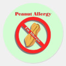 Buscar alérgico pegatinas Cacahuete
