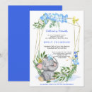 Buscar elefante azul invitaciones Jungla