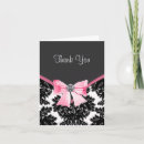 Buscar damasco rosado tarjetas Agradezca