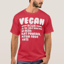 Buscar vegetariana camisetas Camisa vegana