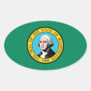 Buscar bandera del estado de washington pegatinas Marcar