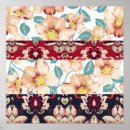 Buscar paisley floral posters Background