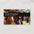 Buscar crustáceos tarjetas de visita Cocinero