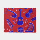 Buscar musical felpudos Rojo