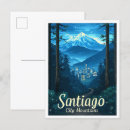 Buscar santiago chile postales Ilustracion