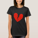 Buscar corazón roto camisetas Día de san valentín