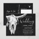 Buscar western invitaciones Blanco y negro