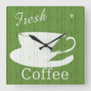 Buscar vintage relojes de pared Café