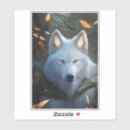 Buscar lobo blanco pegatinas Naturaleza
