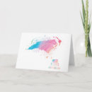 Buscar bandera americana tarjetas Acuarela