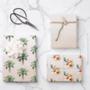 Buscar palmeras papel de regalo Acuarela