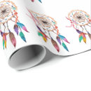 Buscar bohemio papel de regalo Acuarela