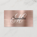 Buscar rose gold tarjetas de visita Elegante