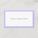 Buscar lavanda tarjetas de visita Moderno