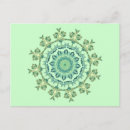 Buscar mandala azul postales Verde