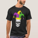 Buscar mardi gras skull camisetas Bufón