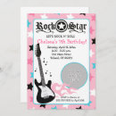 Buscar estrella del rock invitaciones General y unisex