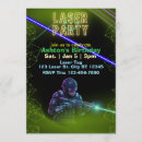 Buscar laser tag invitaciones Niños