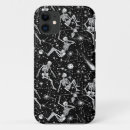 Buscar esqueleto iphone fundas Negro