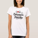 Buscar doberman pinscher camisetas Canino