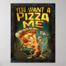Buscar rebanada de pizza posters Cumpleaños