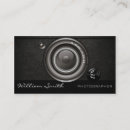 Buscar photographer tarjetas de visita Camera