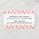 Buscar bandera canadiense tarjetas de visita General y unisex