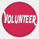 Buscar organización pegatinas Voluntario