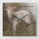 Buscar recién nacido relojes de pared Animal