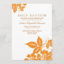 Buscar hojas anaranjadas invitaciones Elegante
