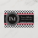 Buscar polkadots tarjetas de visita Elegante