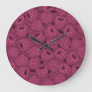 Buscar frambuesas relojes de pared Alimento
