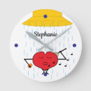 Buscar corazón musical relojes de pared Romántico
