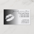 Buscar lápiz labial tarjetas de visita Besar