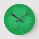 Buscar clover relojes de pared Verde