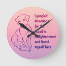 Buscar doberman relojes de pared Divertido