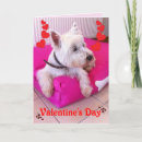 Buscar westie valentine tarjetas Terrier