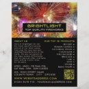 Buscar fuegos artificiales flyers 4 de julio