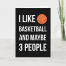 Buscar baloncesto divertido tarjetas General y unisex