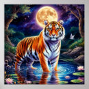 Buscar tigre de la noche posters Vida silvestre
