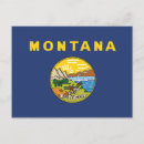 Buscar bandera de montana postales Estados unidos de américa