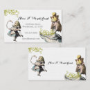 Buscar alicia tarjetas de visita Cuento de hadas