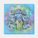 Buscar dios hindú redondos imanes Shiva