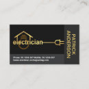 Buscar electrician tarjetas de visita Electricidad