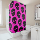 Buscar calavera cortinas de baño Patrón