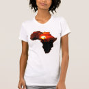 Buscar mapa de áfrica camisetas Jirafa