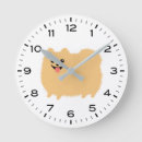 Buscar perro pomerania relojes de pared Pomerano