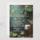 Buscar leprechaun afortunado invitaciones 4 º suerte
