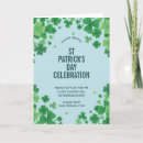 Buscar trébol verde tarjetas Festivo