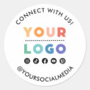 Buscar redes sociales pegatinas Su logotipo aquí